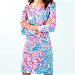 Lilly Pulitzer Sophie Dress UPF 50+ (Blue Peri Viva La Lilly)